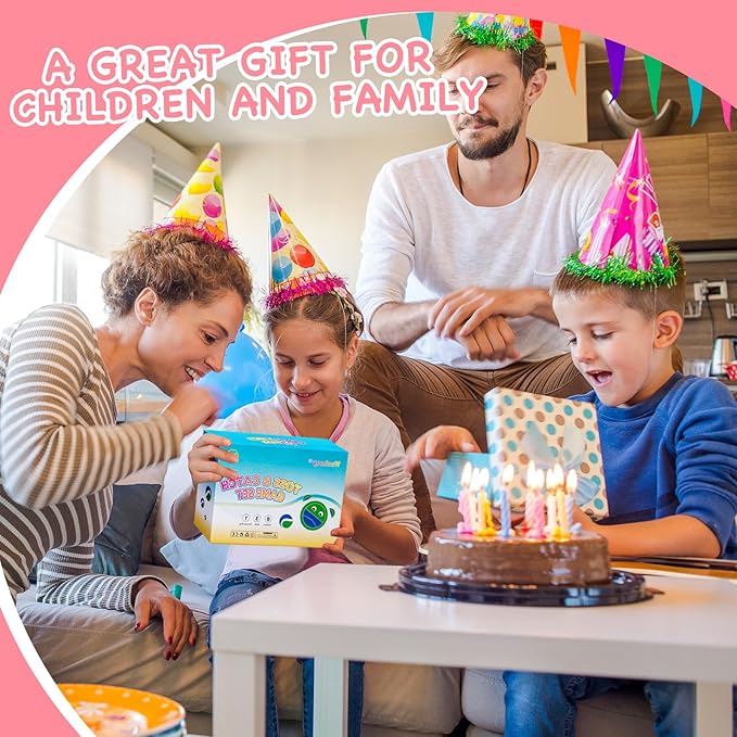 Toss and Catch Ball Set for Girls – 6 Paddles 3 Balls Pink Outdoor Game for Kids Ages 3-10, Birthday Gift, Christmas Toys, Holiday Present, Party Favor, Backyard Indoor Toy