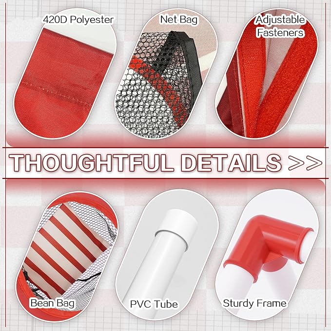 Outdoor Games Bean Bag Toss Games for Kids and Adults, Yard Lawn Games with Carry Bag, Great for Backyard, Camping, Beach