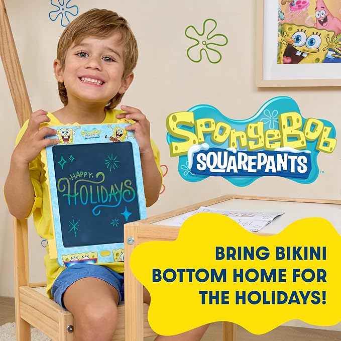 Spongebob LCD Doodle Writing Tablet (Lagoon Blue)