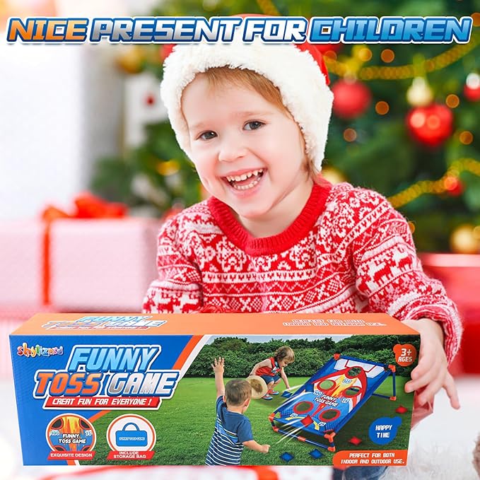 Bean Bag Toss Game for Kids,Outdoor Game for Kids,Family Party Game Birthday Christmas Outdoor Activities