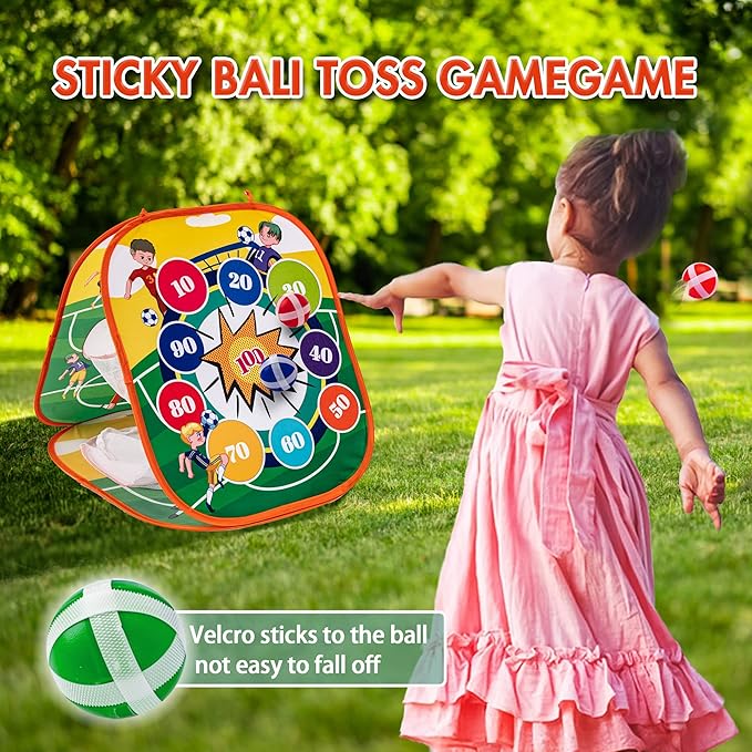 Sundaymot Bean Bag Toss Game Toy, Football Game Toys. Toddler Outdoor/Indoor Toys, for Kids Ages 3 4 5 6 7 8 Year Old Boys Gift, Kids Birthday Or Christmas Party Game, Backyard Game