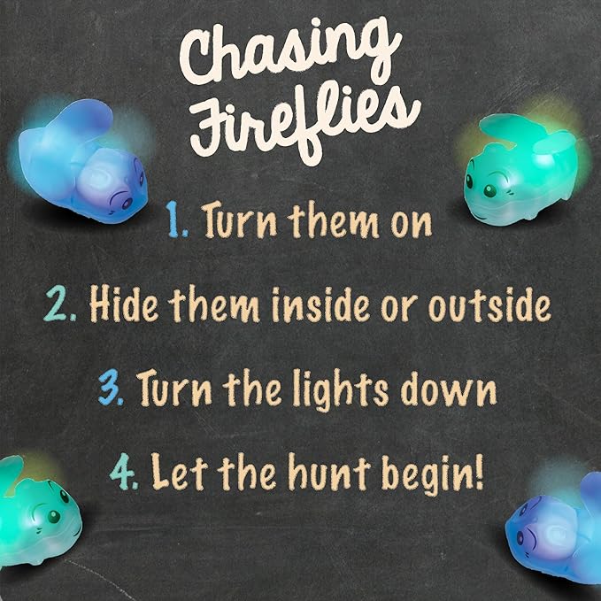 Toysmith Chasing Fireflies Kids Game - The Game of Shine & Seek - Interactive Games for Kids - Indoor & Outdoor Game - for Ages 3+, Blue,Green