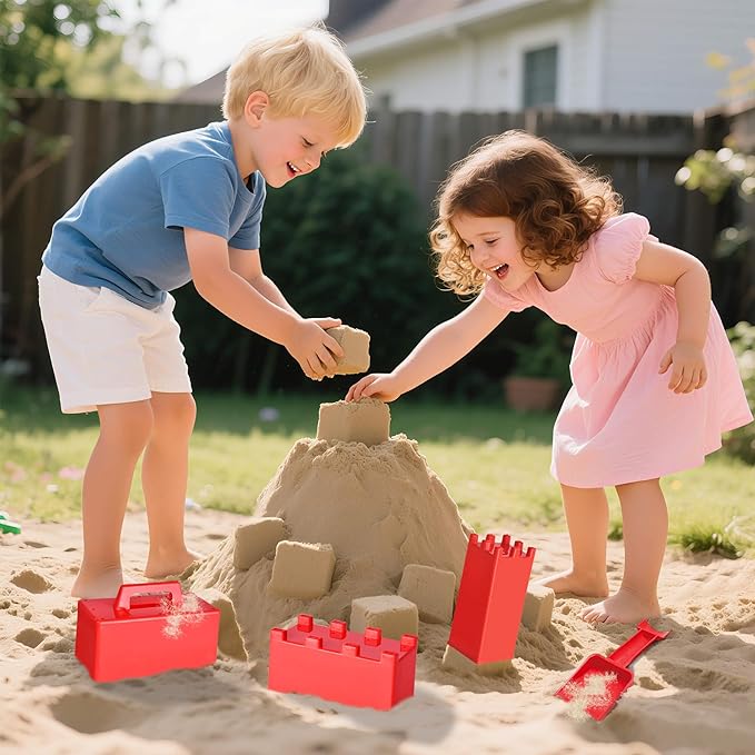Snow Fort Building Block - Beach Sand Toys for Kids, Sand Castle Mold Kit, Winter Summer Outdoor Fun Toys for Boys Girls Toddler Adults Birthday Gifts