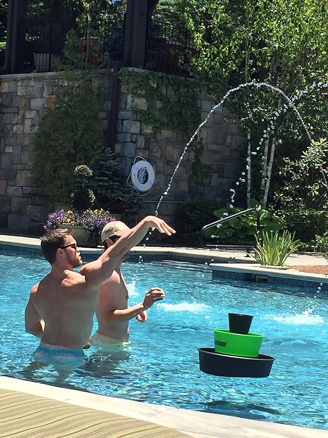 Game by Water Sports - Beach, Tailgate, Camping, Yard, and Pool Games- Indoor/ Outdoor Kids Toys - Pool Accessories Perfect for Family Game Night (Green/Black)