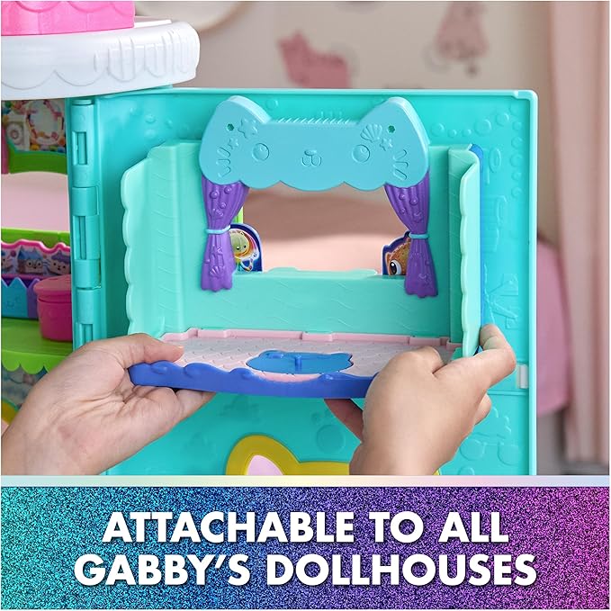 Gabby's Dollhouse: The Movie, MerCat's Spa-wesome Bathroom, Toy Figure, Dollhouse Accessories & Surprise Toy, Kids Toys for Girls & Boys Ages 3 and Up